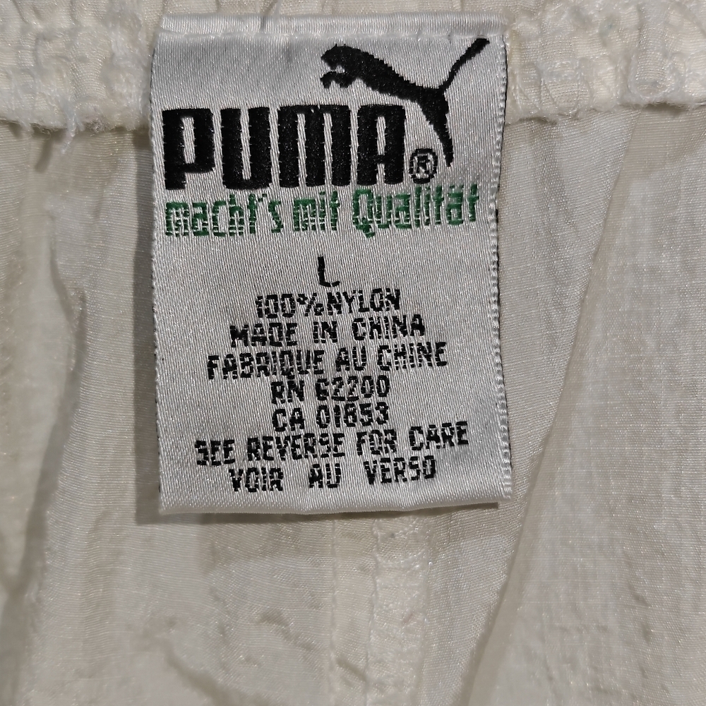 Vintage 90s Parachute Pants Large White Windbreaker Lightweight - Picture 10 of 13